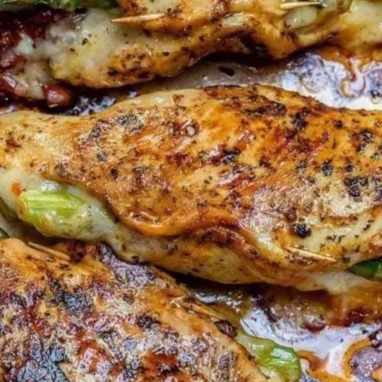 Chicken stuffed with asparagus - Mom's Recipes